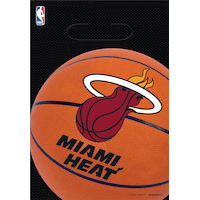 Miami Heat Favour Bags, 8-pk Front_Flat