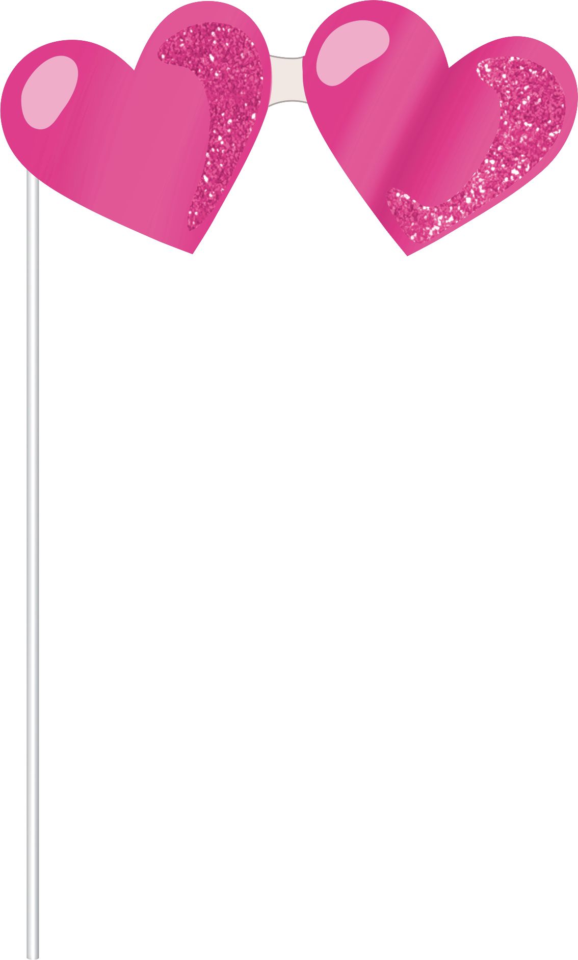 Glitter Selfie Filter Photo Booth Kit, 21-pc Front_Flat