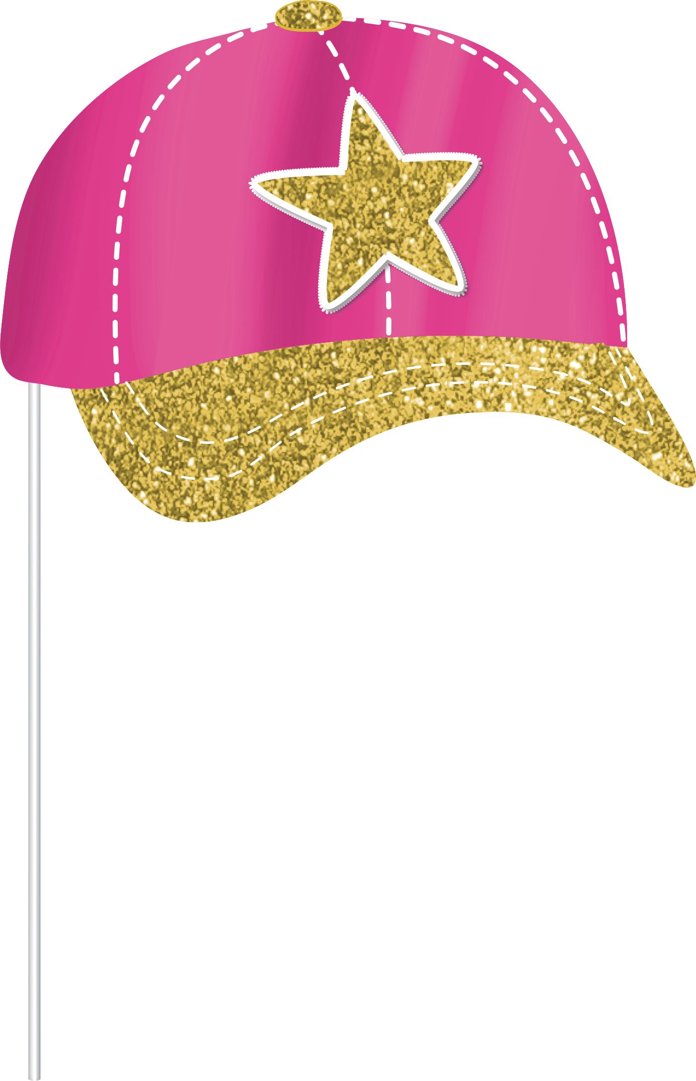 Glitter Selfie Filter Photo Booth Kit, 21-pc Front_Flat