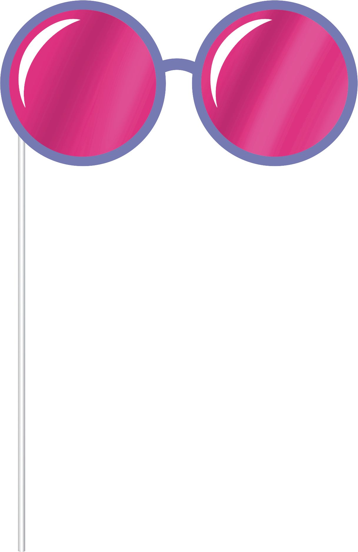 Glitter Selfie Filter Photo Booth Kit, 21-pc Front_Flat