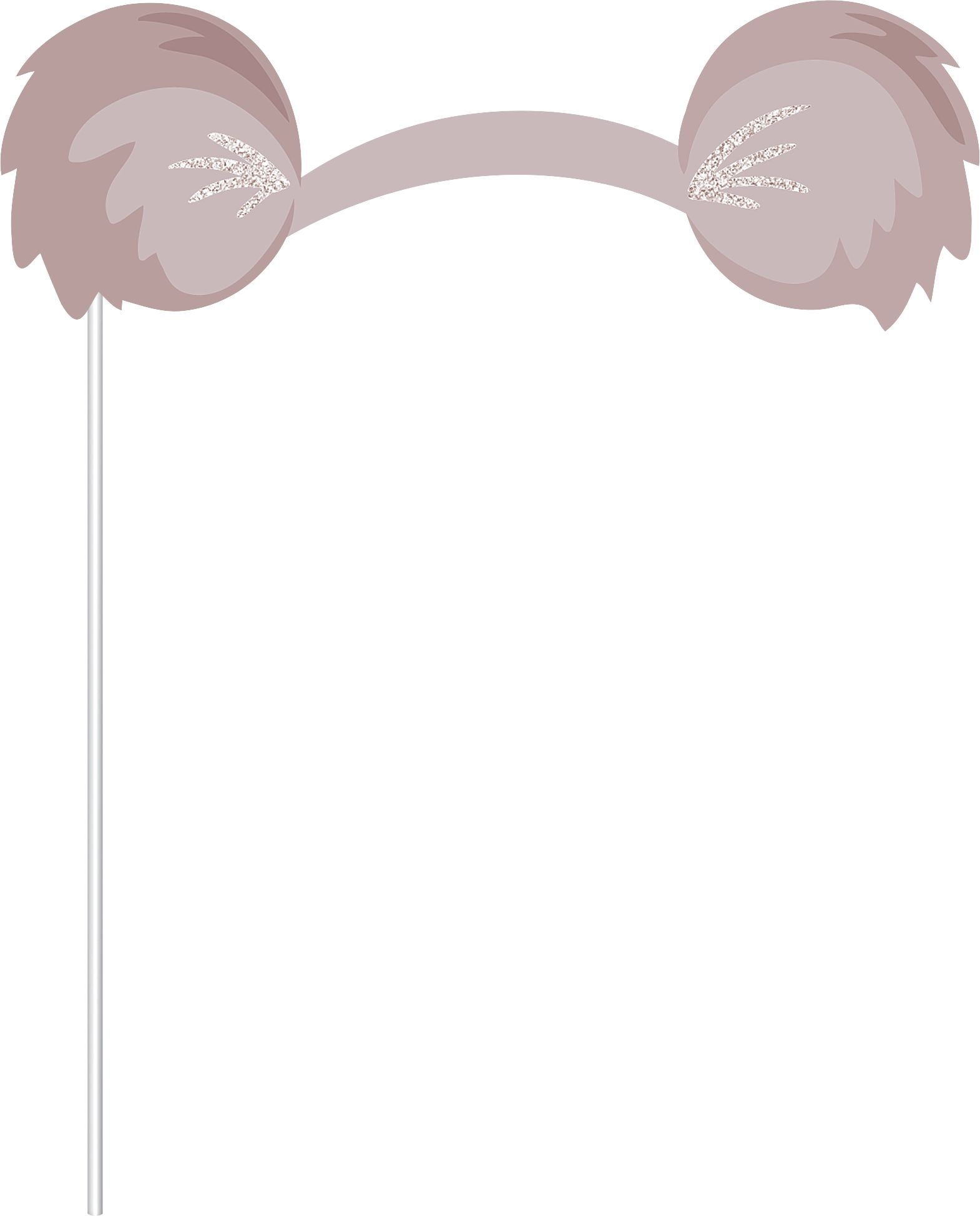 Glitter Selfie Filter Photo Booth Kit, 21-pc Front_Flat