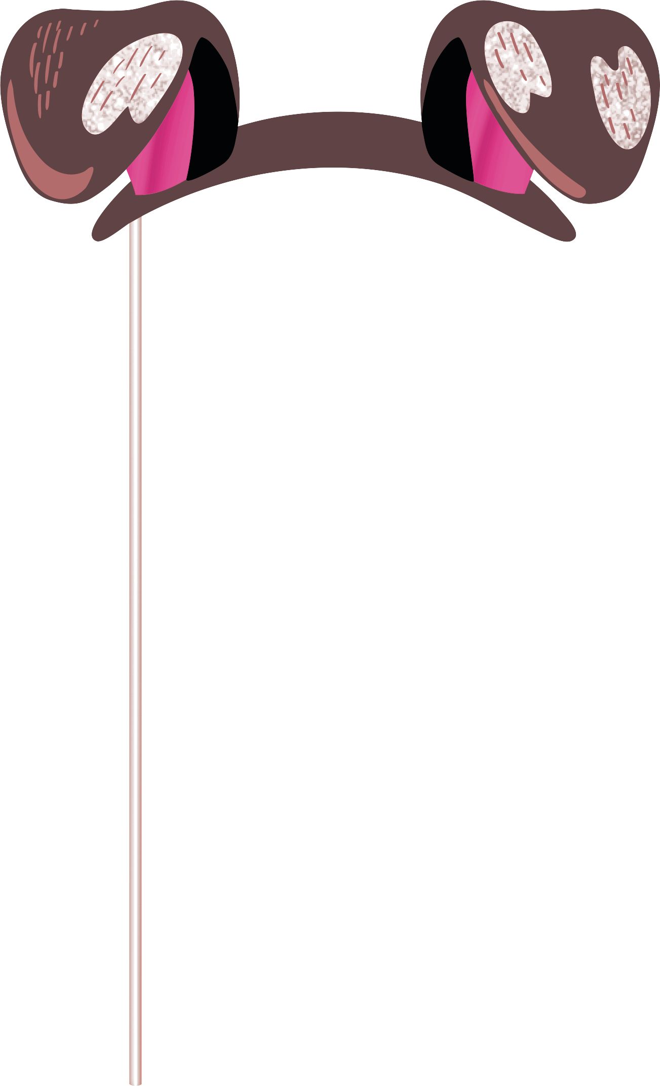 Glitter Selfie Filter Photo Booth Kit, 21-pc Front_Flat