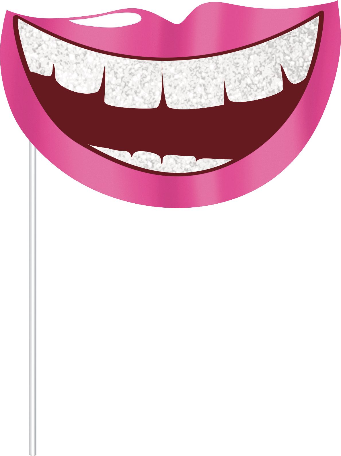 Glitter Selfie Filter Photo Booth Kit, 21-pc Front_Flat