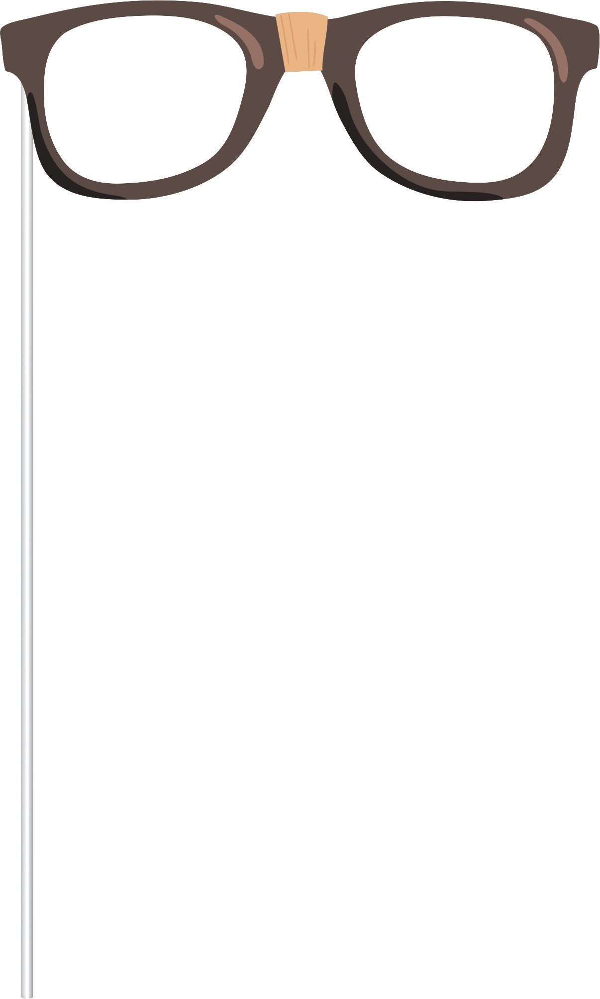 Glitter Selfie Filter Photo Booth Kit, 21-pc Front_Flat