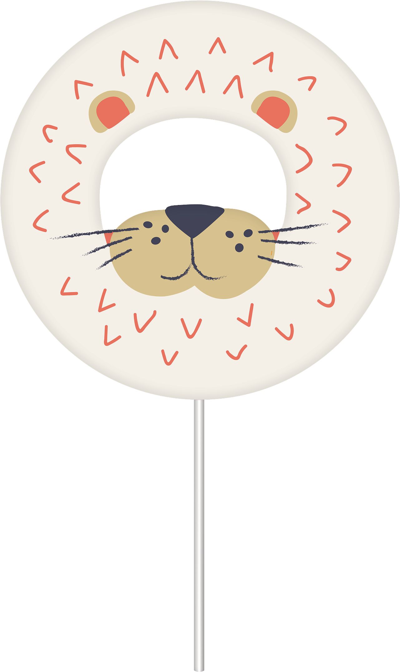 Jungle Photo Booth Props, 13-pc Front_Flat