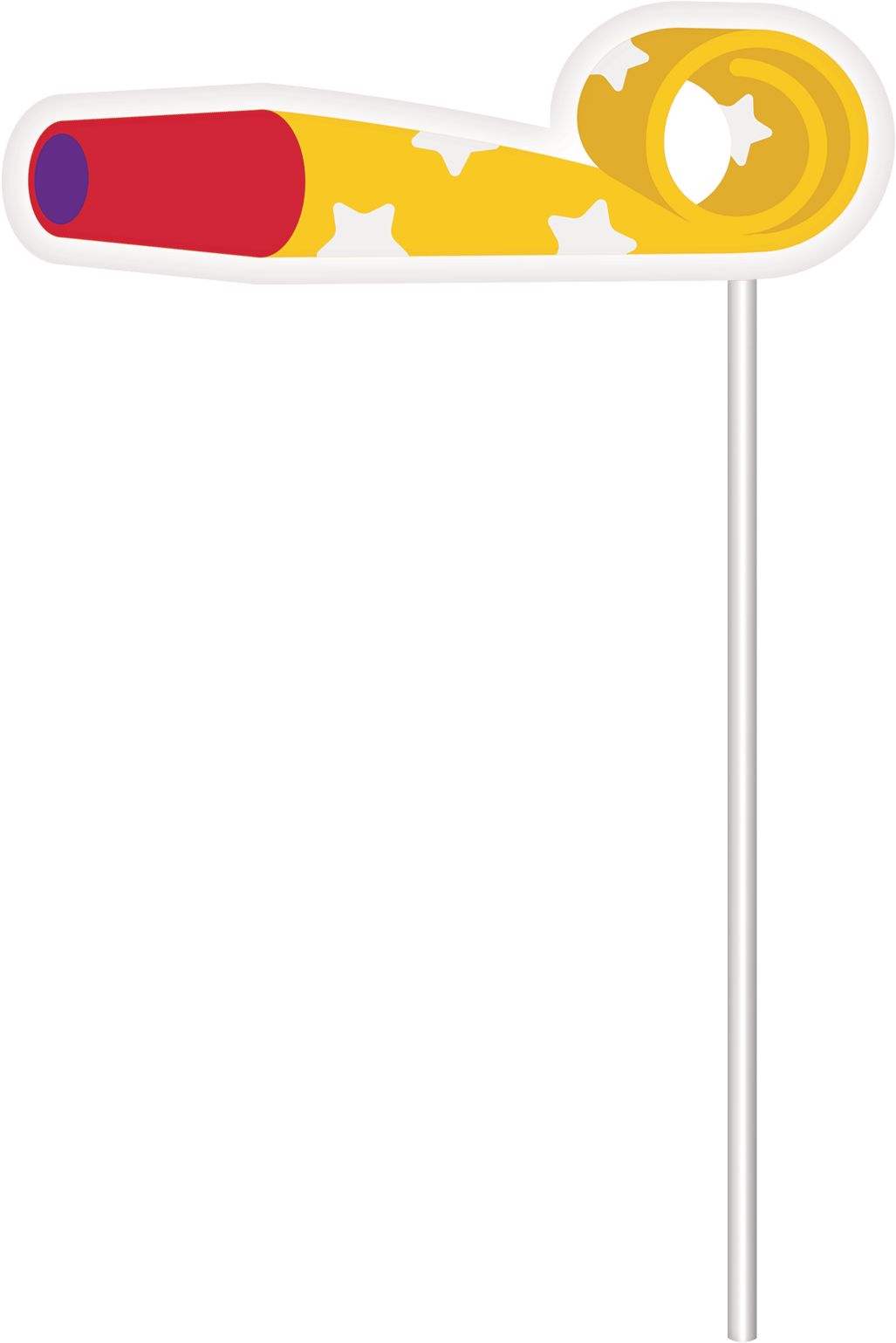 "Celebrate" Photo Booth Sign Props, Multi-Coloured, 14-in, 13-pk, for Birthday Party Front_Flat