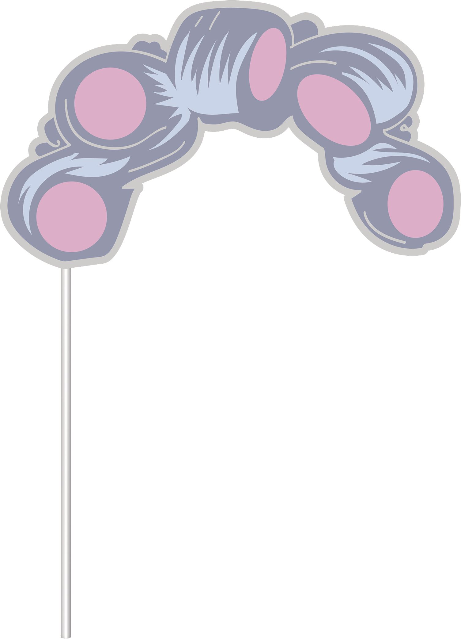 Eyes & Hair Photo Props, 13-pc Front_Flat