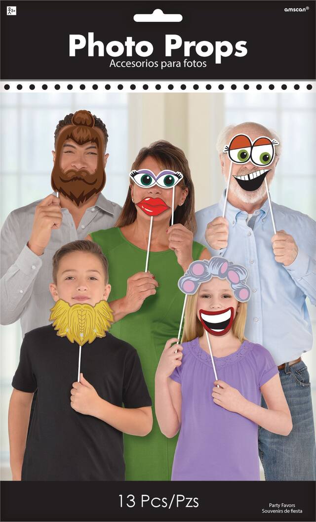 Accessoires photo, yeux et cheveux, paq. 13 Front_Flat