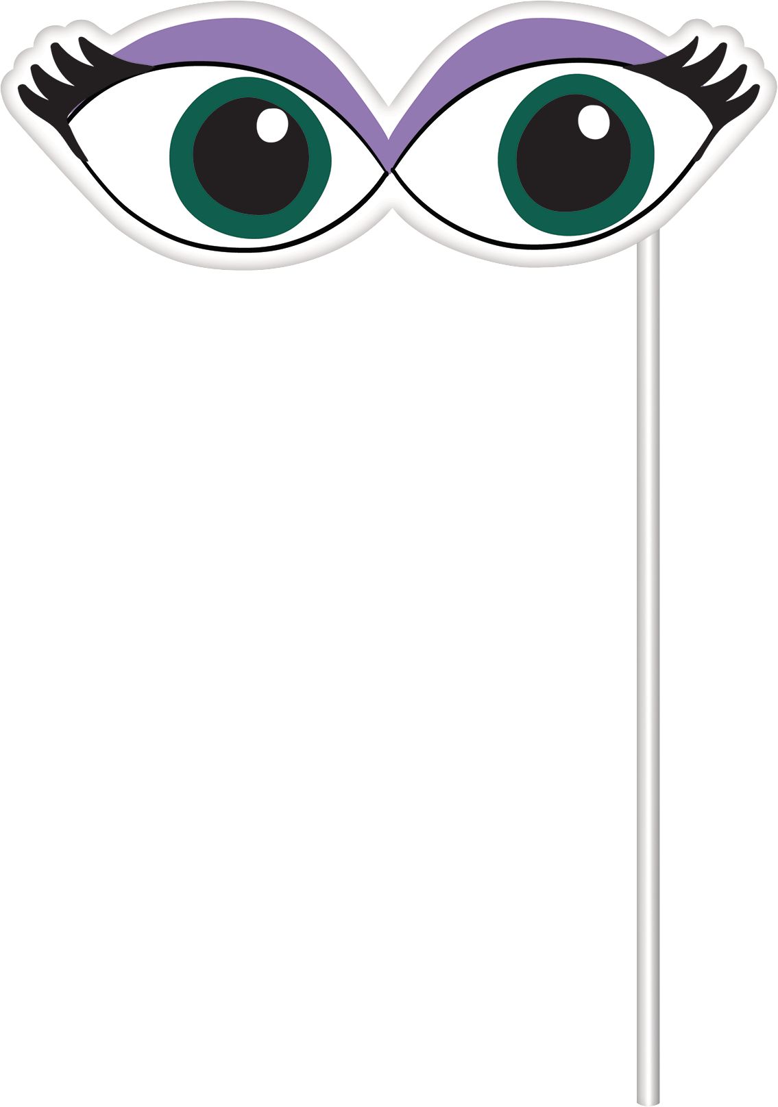 Eyes & Hair Photo Props, 13-pc Front_Flat