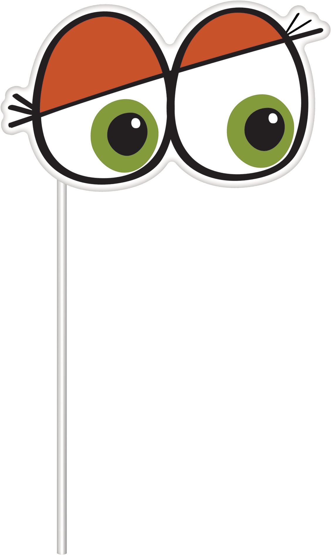 Eyes & Hair Photo Props, 13-pc Front_Flat