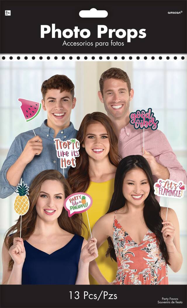 Accessoires photo, tendance tropicale Front_Flat