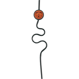 Spalding Basketball Silly Straws, 12-pk Front_Flat