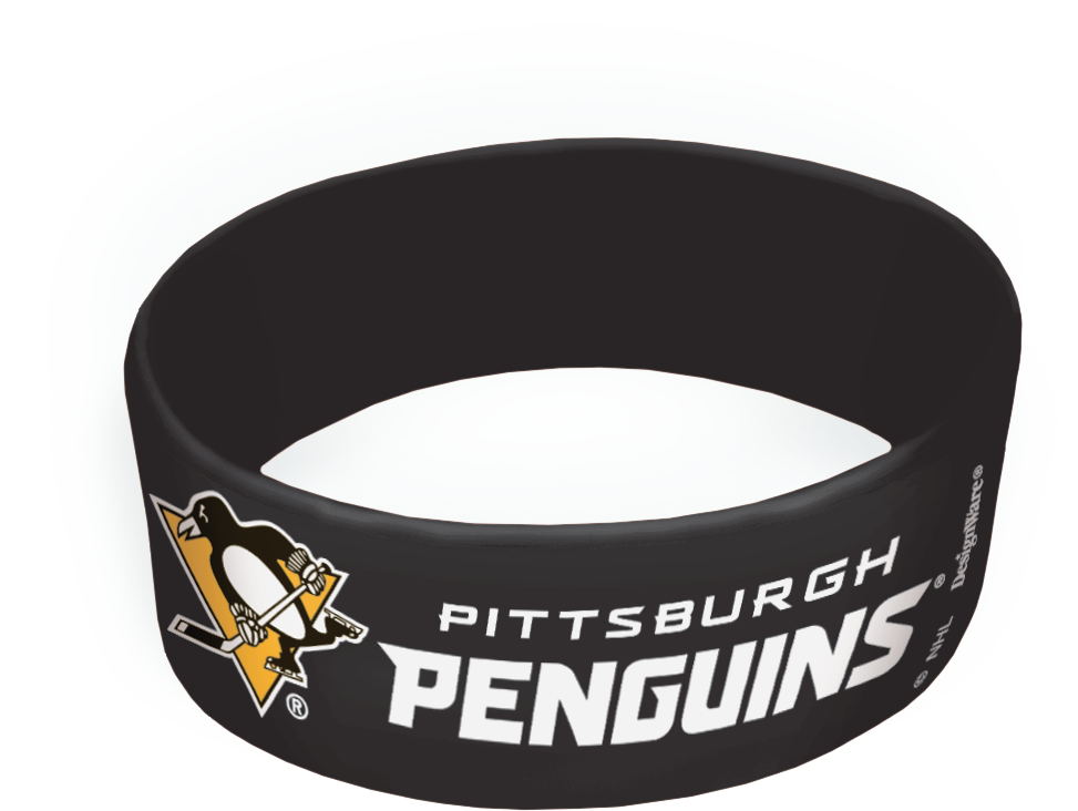 Pittsburgh Penguins Wristbands, 6-pk | Party City