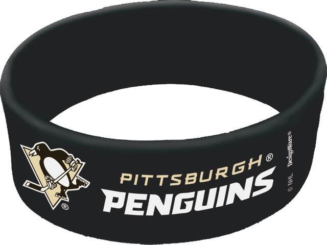 Pittsburgh Penguins Wristbands, 6-pk Front_Elevated
