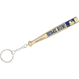Major League Baseball MLB "Home Run" Baseball Bat Keychains, Tan, 6-pk, for Birthday/Sports/Party Favour Overhead_Flat