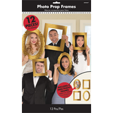 Gold Frame Photo Booth Props, 12-pc Front_Flat