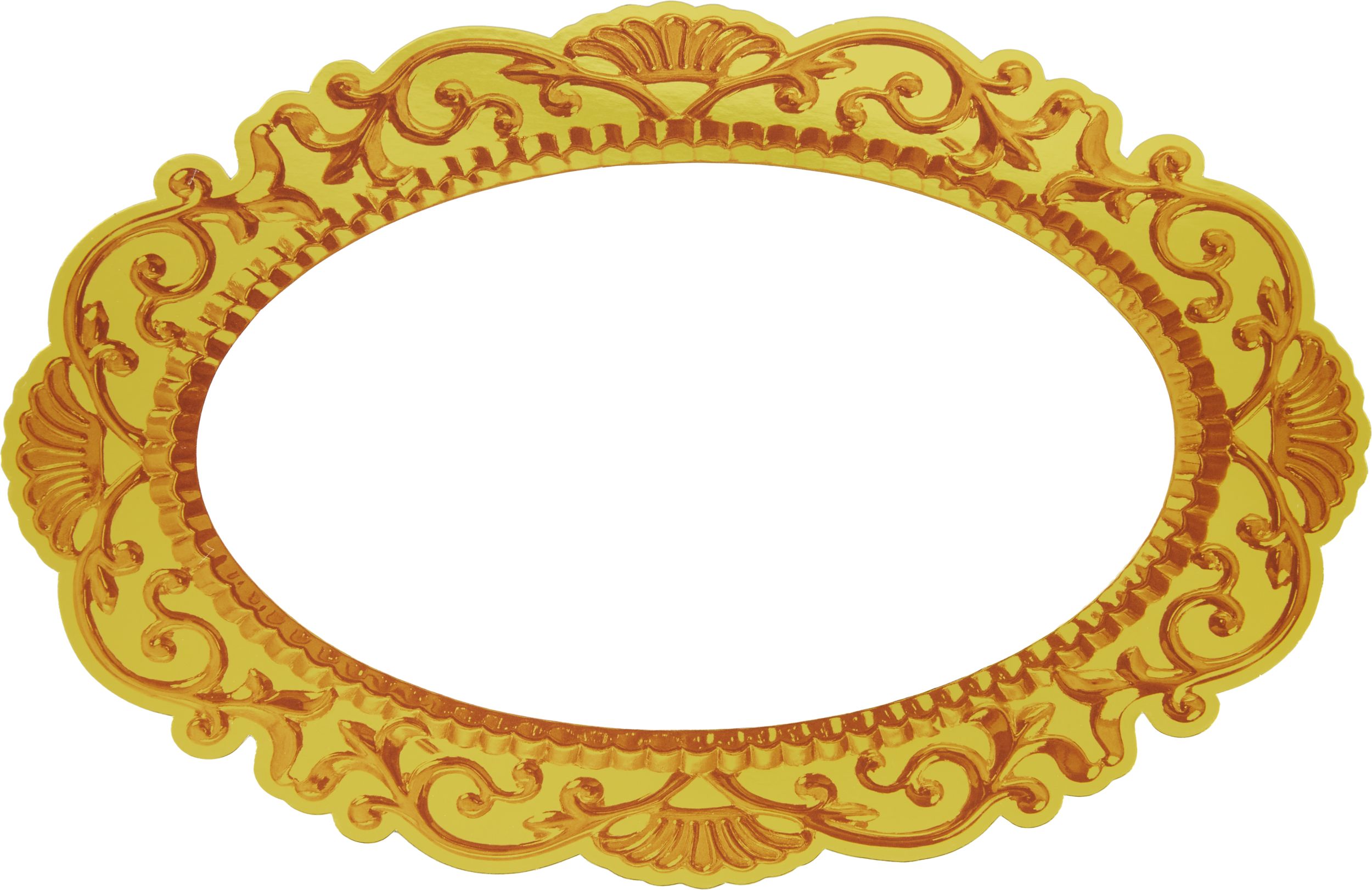 Gold Frame Photo Booth Props, 12-pc Overhead_Flat