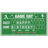 Décorations baseball pour buffet, paq. 13 Front_Flat