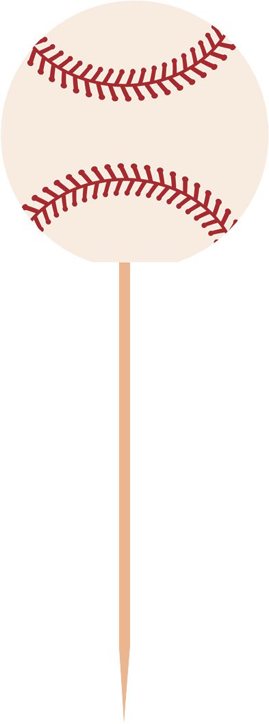 Baseball Buffet Decorating Kit, 13-pc Front_Flat