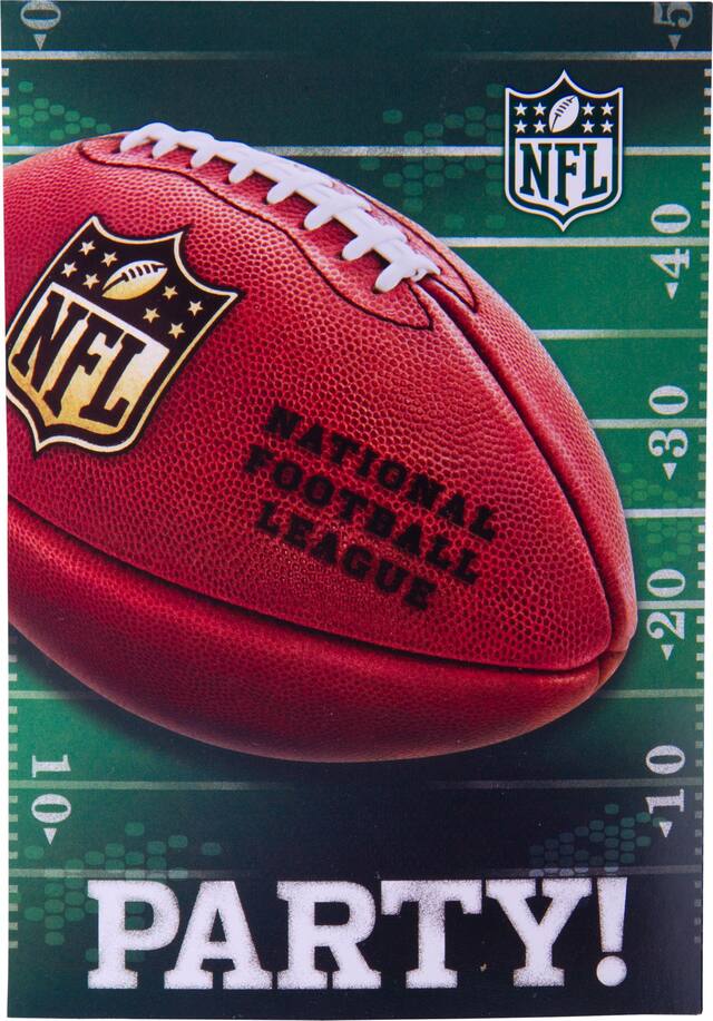 NFL Invitations and Thank You Notes, 8-pk Front_Flat