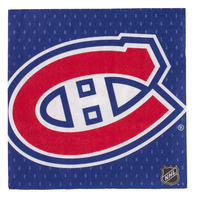 Serviettes à boissons Canadiens de Montréal, paq. 16 Overhead_Flat