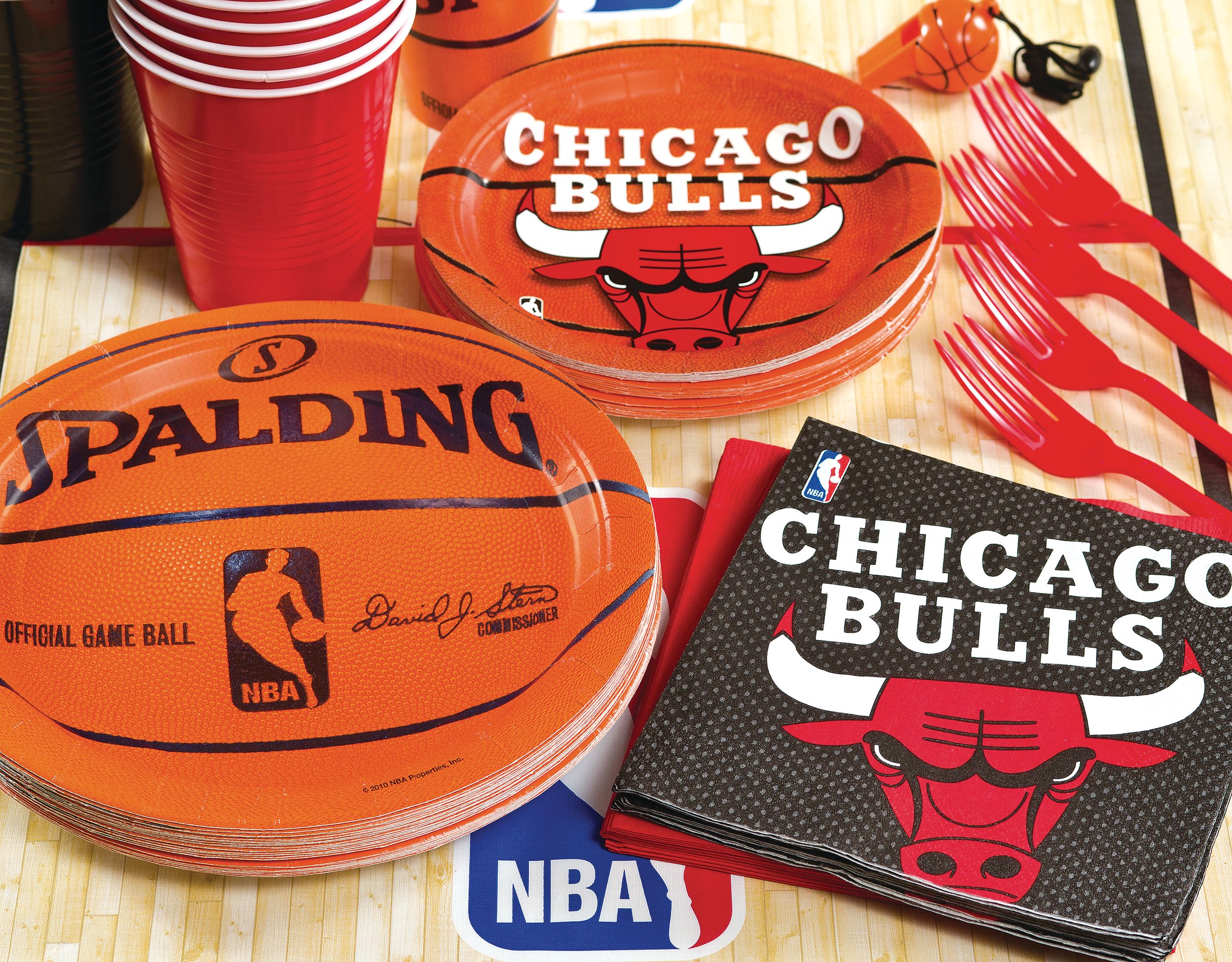 Chicago Bulls Lunch Napkins, 16-pk Composite_or_Mixed