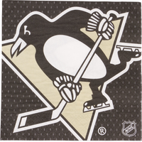 Pittsburgh Penguins Lunch Napkins 16-pk Front_Flat