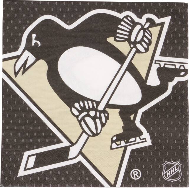 Pittsburgh Penguins Lunch Napkins 16-pk Front_Flat
