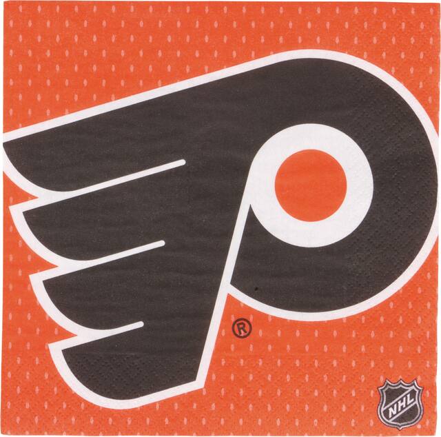 Philadelphia Flyers Lunch Napkins, 16-pk Front_Flat