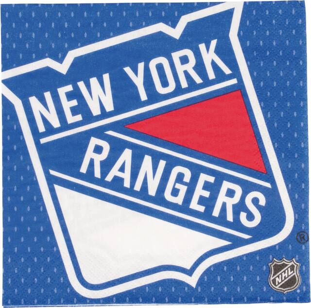Serviettes de table Rangers de New York, paq. 16 Front_Flat