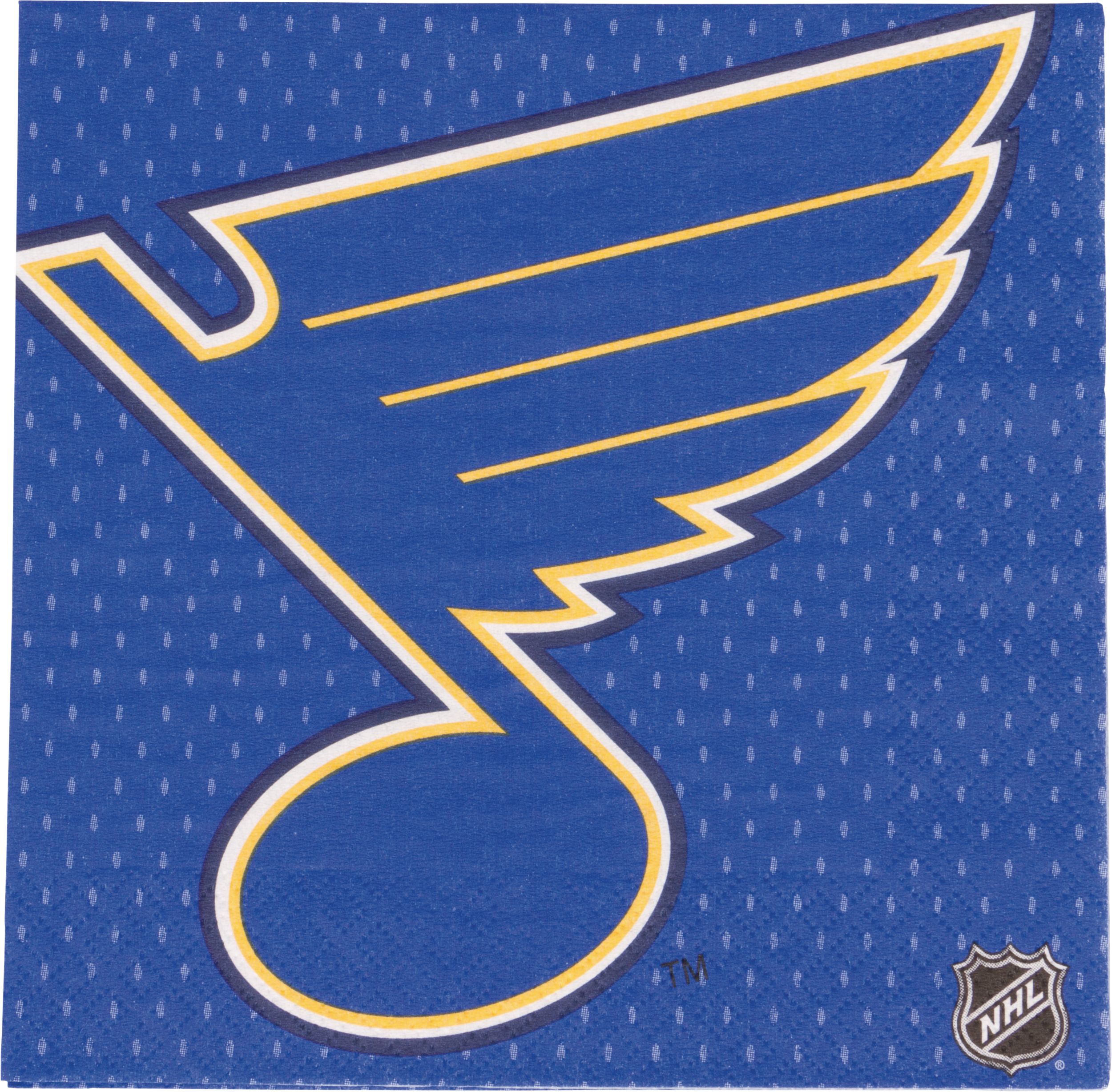 Serviettes de table Blues de Saint-Louis, paq. 16 Front_Flat