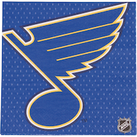 Serviettes de table Blues de Saint-Louis, paq. 16 Front_Flat