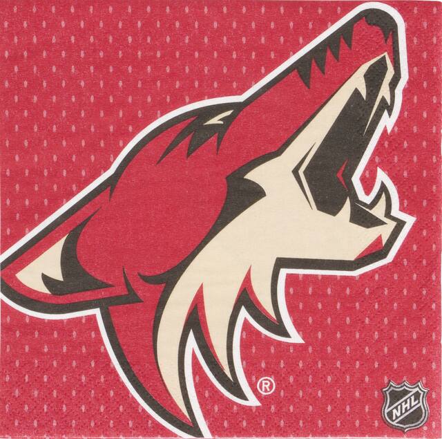 Arizona Coyotes Lunch Napkins, 16-pk Front_Flat