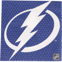 Serviettes de table Lightning de Tampa Bay, paq. 16 Front_Flat