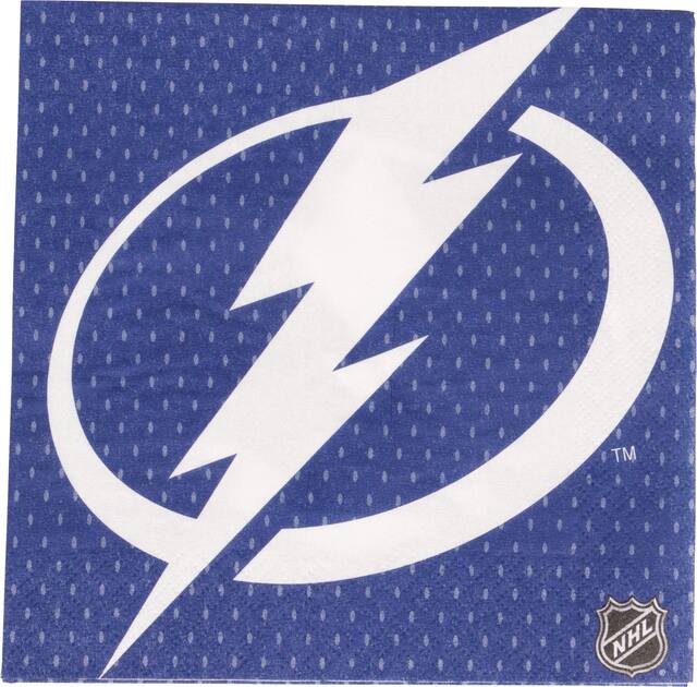 Tampa Bay Lightning Lunch Napkins, 16-pk Front_Flat