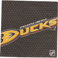 Serviettes de table Ducks d'Anaheim, paq. 16 Front_Flat