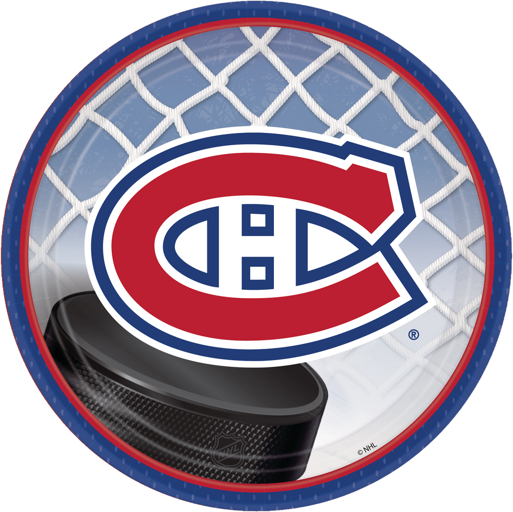 Montreal Canadiens Dessert Plates 8 Pk Canadian Tire