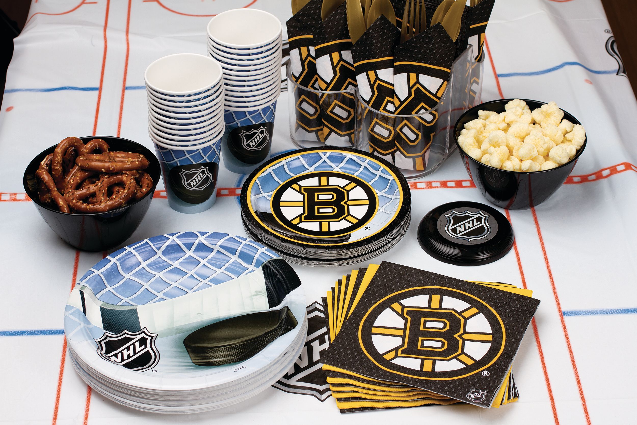 Boston Bruins Dessert Plates, 8-pk Composite_or_Mixed