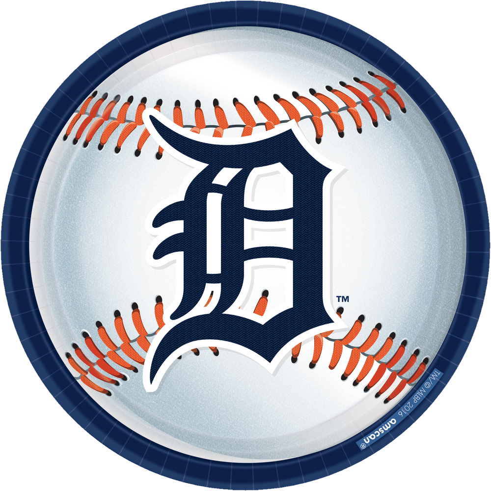 Detroit Tigers Lunch Plates, 8-pk | Party City