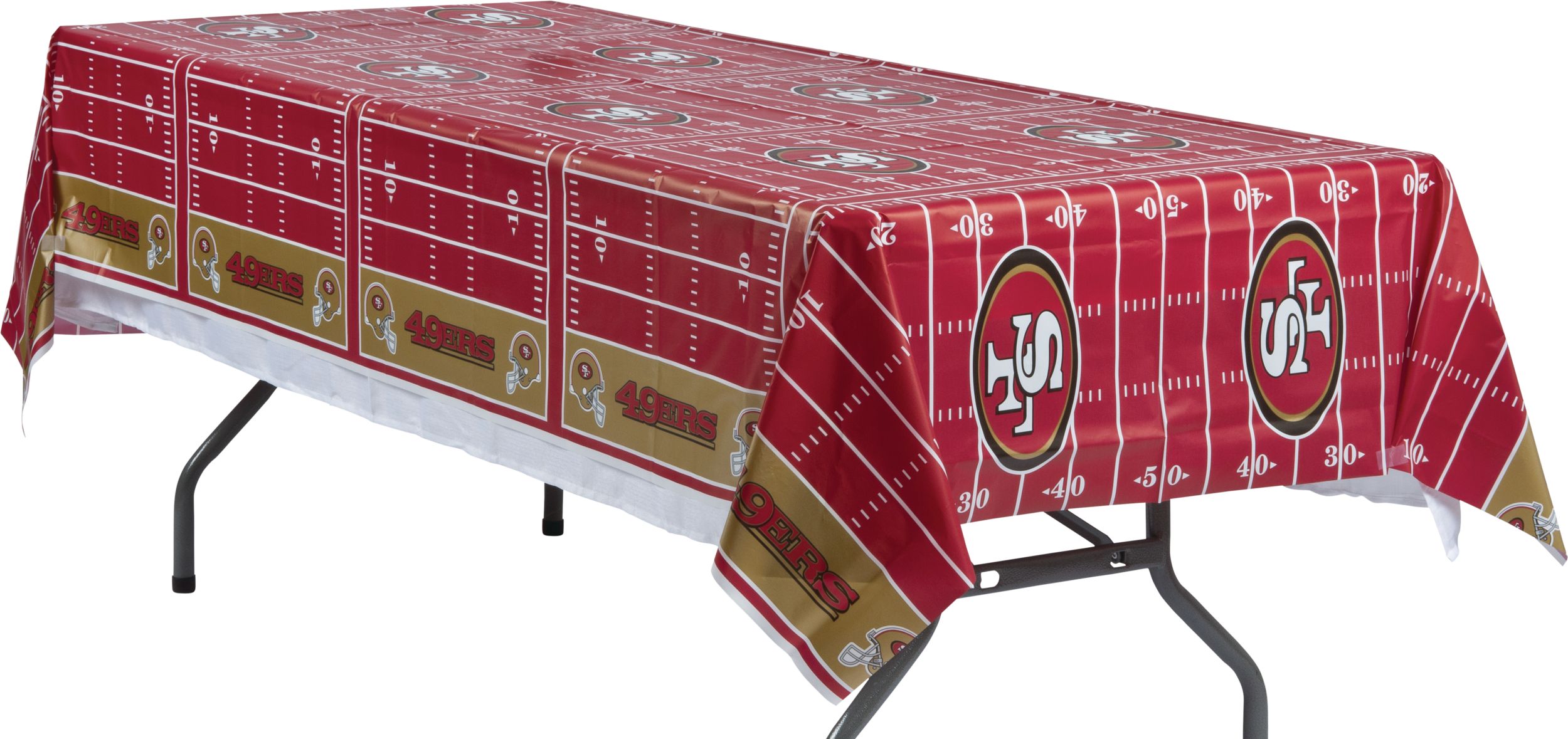 San Francisco 49ers Table Cover Front_Angled_Left