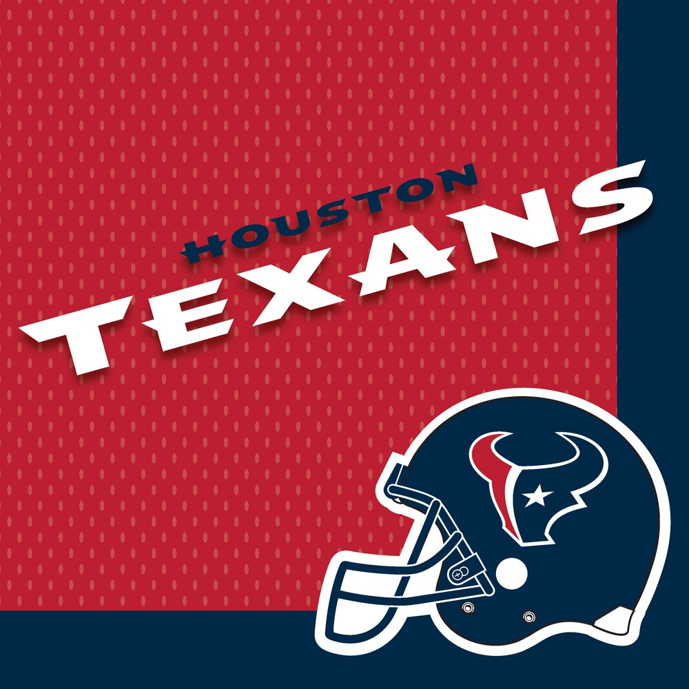 Houston Texans Lunch Napkins, 36pk Canadian Tire