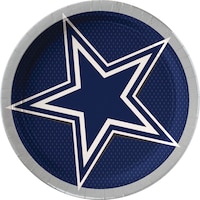 Dallas Cowboys Lunch Plates, 18-pk Overhead_Flat
