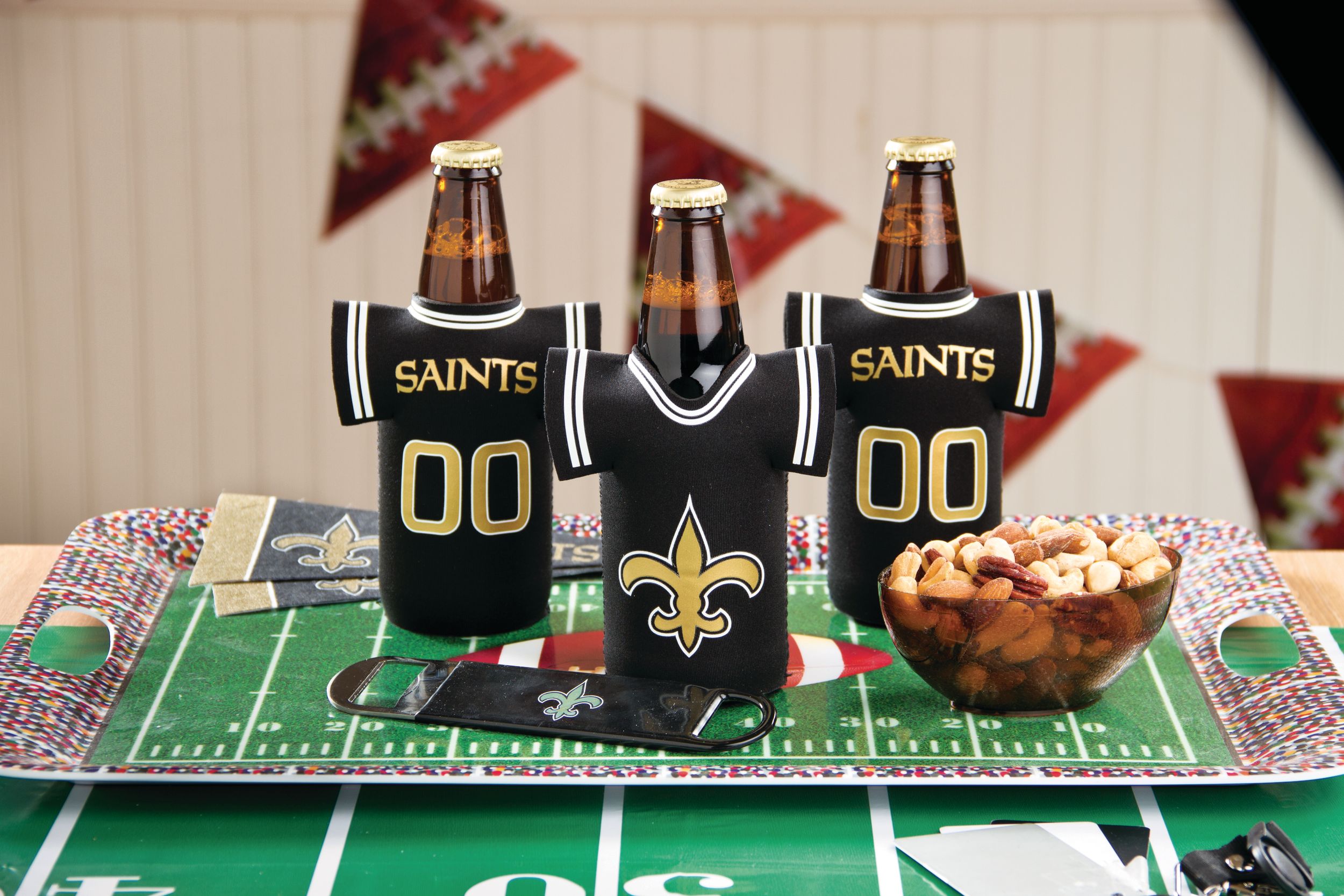 New Orleans Saints Lunch Plates, 18-pk Composite_or_Mixed