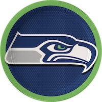 Seattle Seahawks Lunch Plates, 18-pk Overhead_Flat