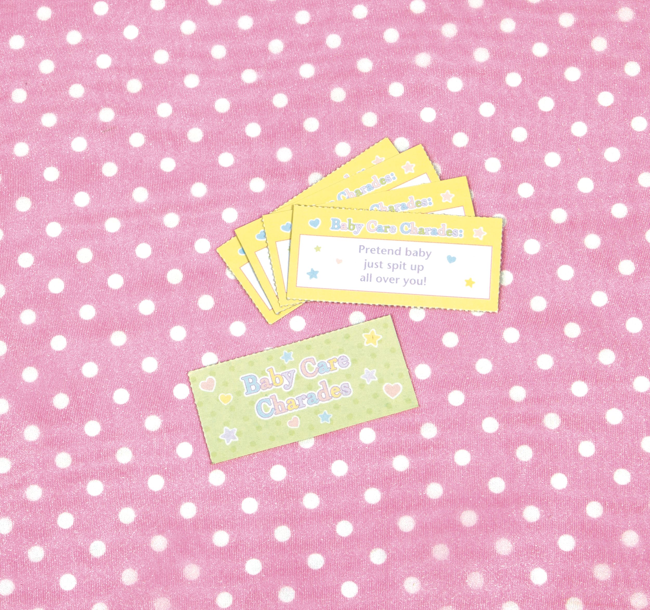 Baby Shower Game Kit, 49-pc Overhead_Plunge