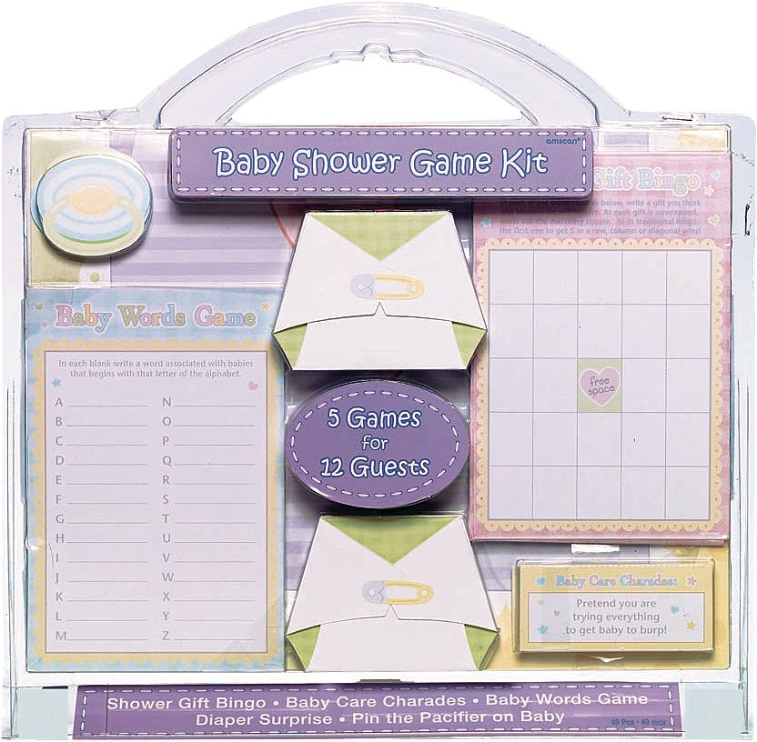 Baby Shower Game Kit, 49-pc Front_Flat