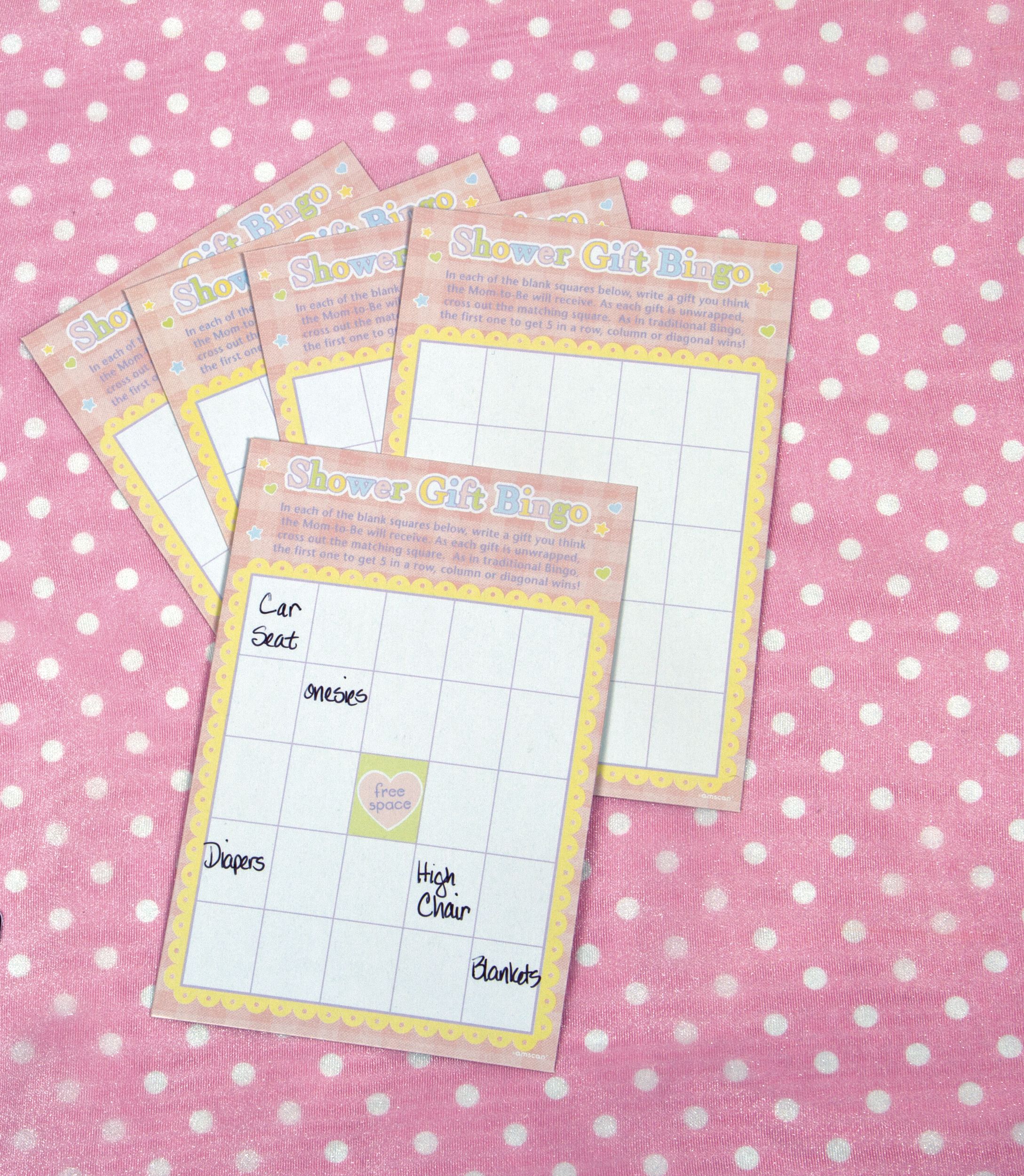 Baby Shower Game Kit, 49-pc Overhead_Plunge