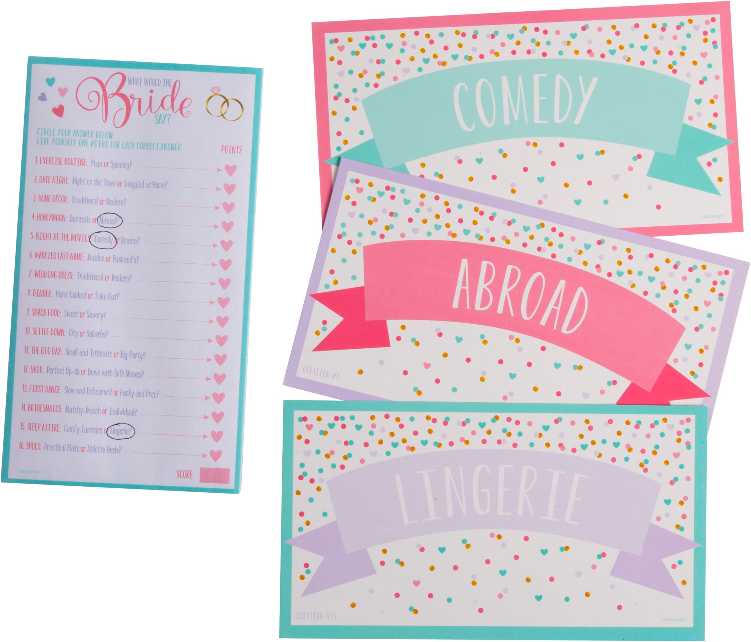 What Would the Bride Say Bridal Shower Game Overhead_Flat
