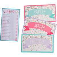 Jeu de fête prénatale What Would the Bride Say Overhead_Flat