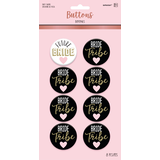 Bride Tribe Bachelorette Buttons, 8-pk Front_Flat